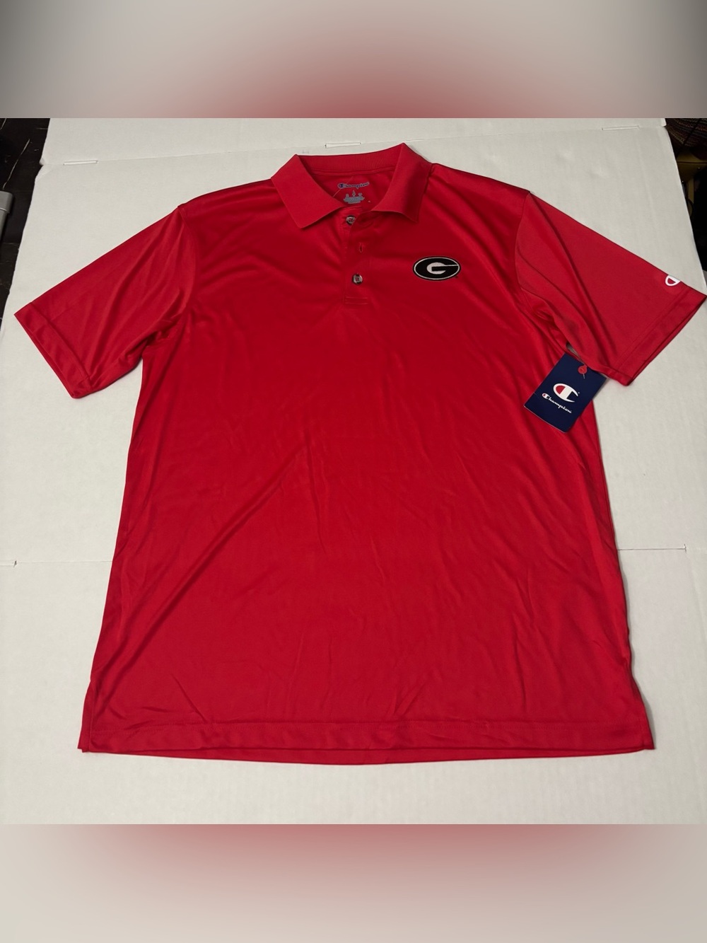 Champion Men's Georgia Bulldogs Polo Size L